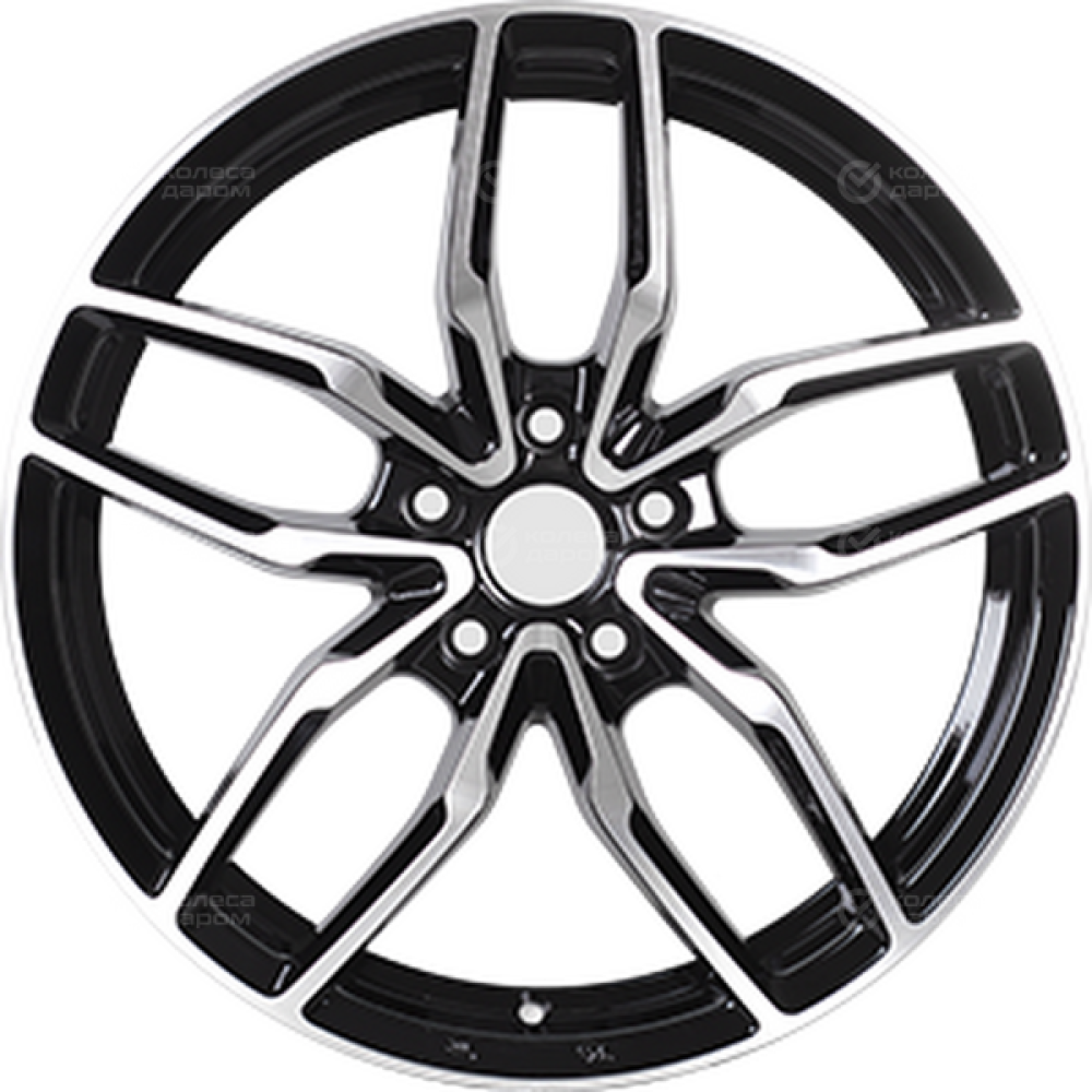 Колесный диск Replay VV285 8xR18 5x112 ET25 DIA66.6 черный полностью полированный