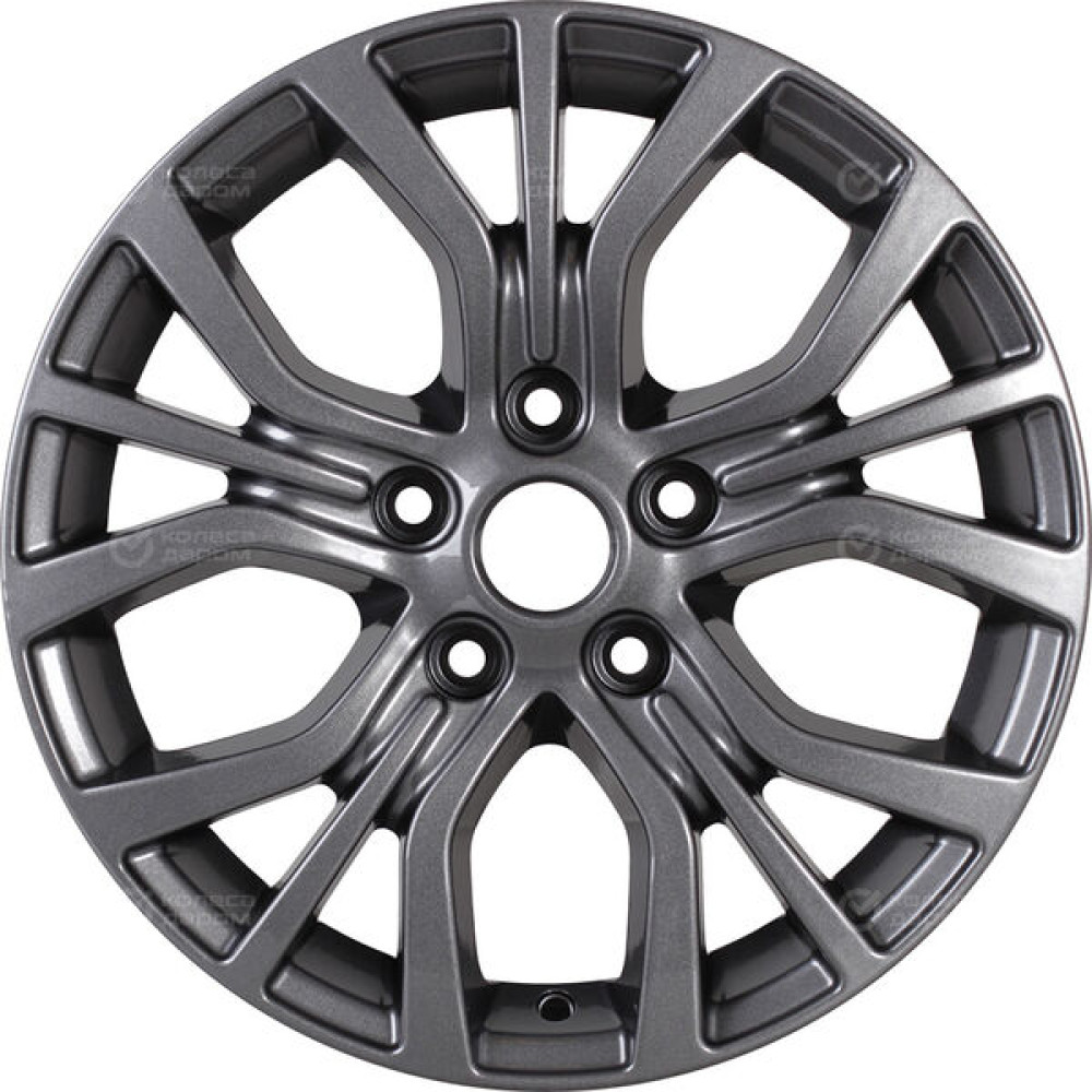 Колесный диск KHOMEN KHW1608 (ZV16_Optima) 6.5xR16 5x114.3 ET41 DIA67.1 насыщенный темно-серый