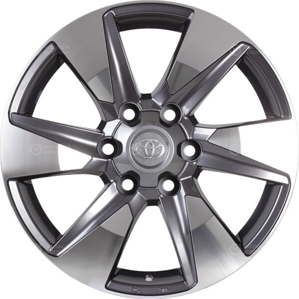 Колесный диск Replay TY311 7.5xR17 6x139.7 ET25 DIA106.1 насыщенный темно-серый полностью полированный