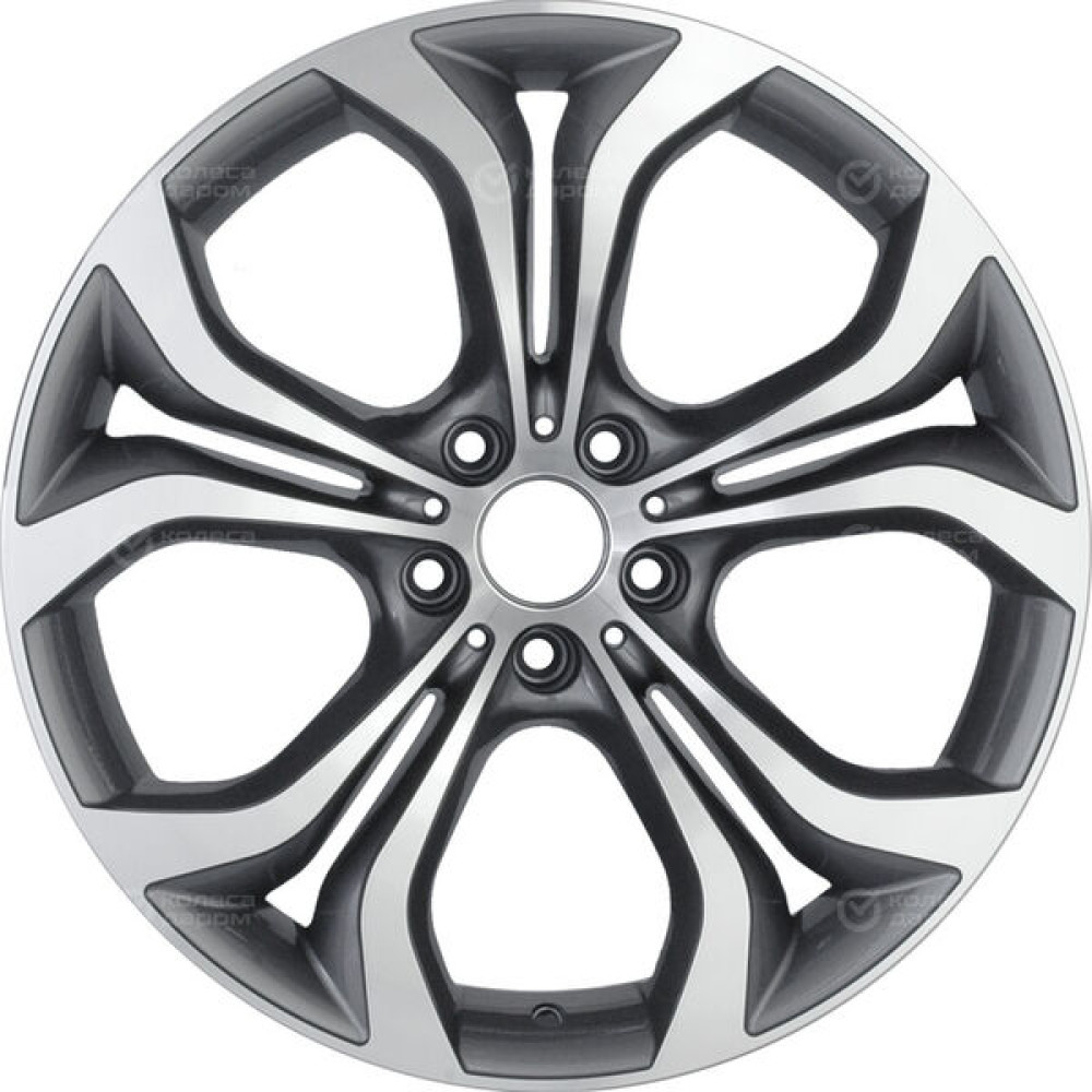 Колесный диск Replay B116 10xR19 5x120 ET53 DIA74.1 (уценка) насыщенный темно-серый полностью полированный