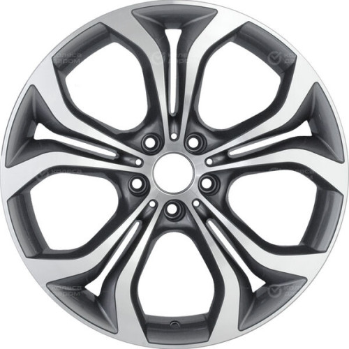 Колесный диск Replay B116 10xR19 5x120 ET53 DIA74.1 (уценка) насыщенный темно-серый полностью полированный