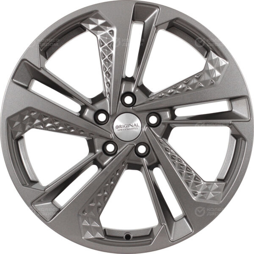 Колесный диск СКАД KL-1069 7xR18 5x114.3 ET37 DIA66.6 темно-серый цвет с перламутровыми оттенками