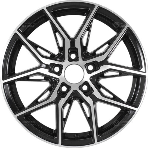 Колесный диск RST R146 6.5xR16 5x108 ET33 DIA60.1 глянцевый черный с полированной лицевой частью