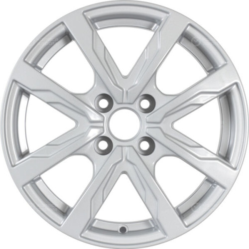 Колесный диск WUP Up122 6xR15 4x100 ET46 DIA54.1 глянцевый серебристый