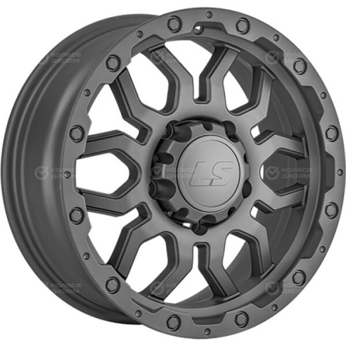 Колесный диск LS LS 1285 8xR17 5x150 ET45 DIA110.1 серый матовый