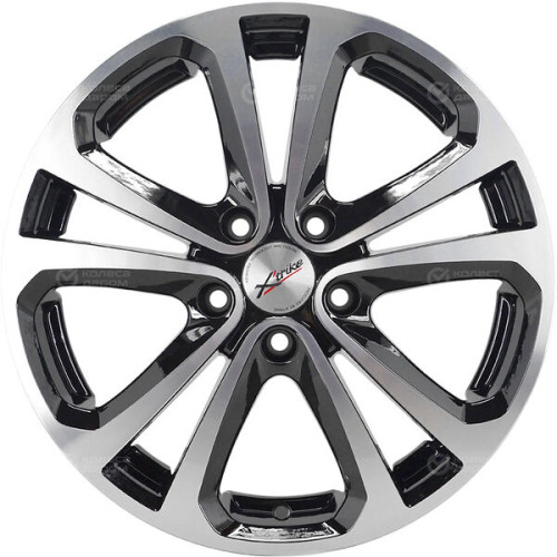 Колесный диск X-trike X113 7xR17 5x112 ET35 DIA66.6 черный глянцевый с полированной лицевой поверхностью