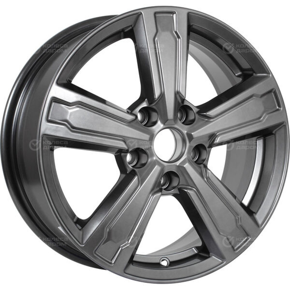 Колесный диск КиК Оклахома 6.5xR16 5x108 ET37 DIA65.1 темно-серебристый