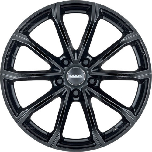Колесный диск MAK DaVinci 7xR17 5x114.3 ET51 DIA67.1 чёрный глянцевый