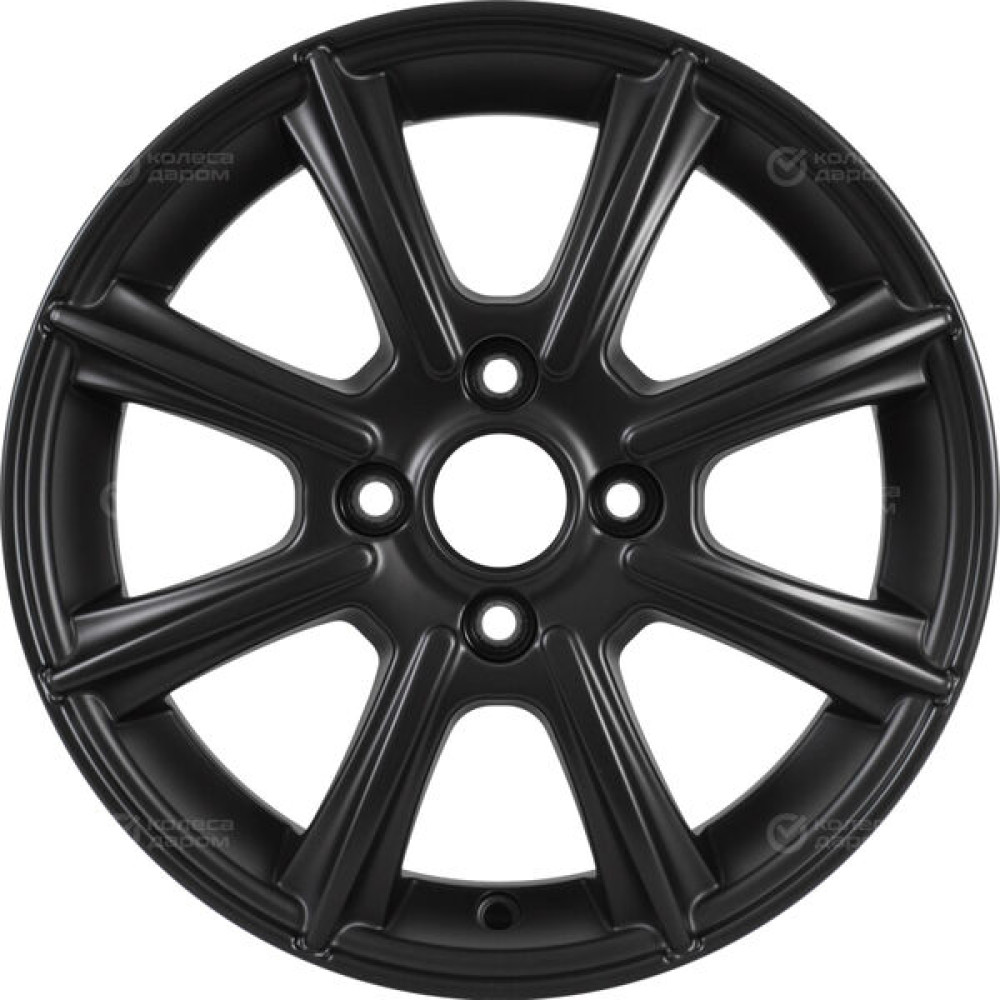 Колесный диск СКАД Монако 5.5xR14 4x98 ET38 DIA58.6 черный полностью матовый