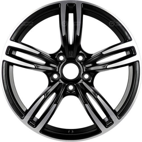 Колесный диск Replay PR37 8xR18 5x112 ET21 DIA66.6 черный глянцевый с полированной лицевой частью