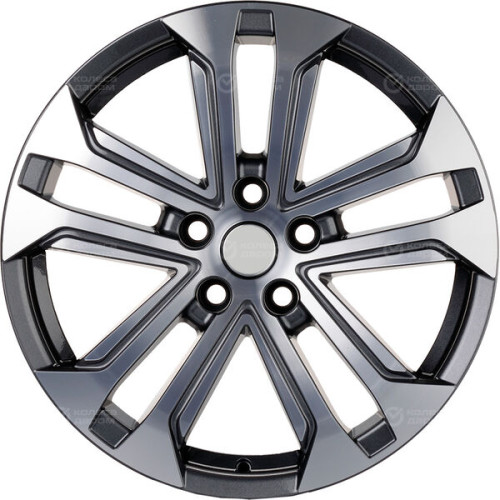 Колесный диск Carwel Куж 1803 7xR18 5x114.3 ET48.5 DIA67.1 серый с полированной лицевой частью