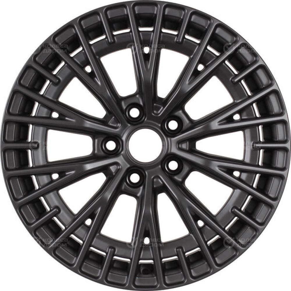 Колесный диск KDW KD1730 7xR17 5x114.3 ET48 DIA54.1 (уценка) черный матовый