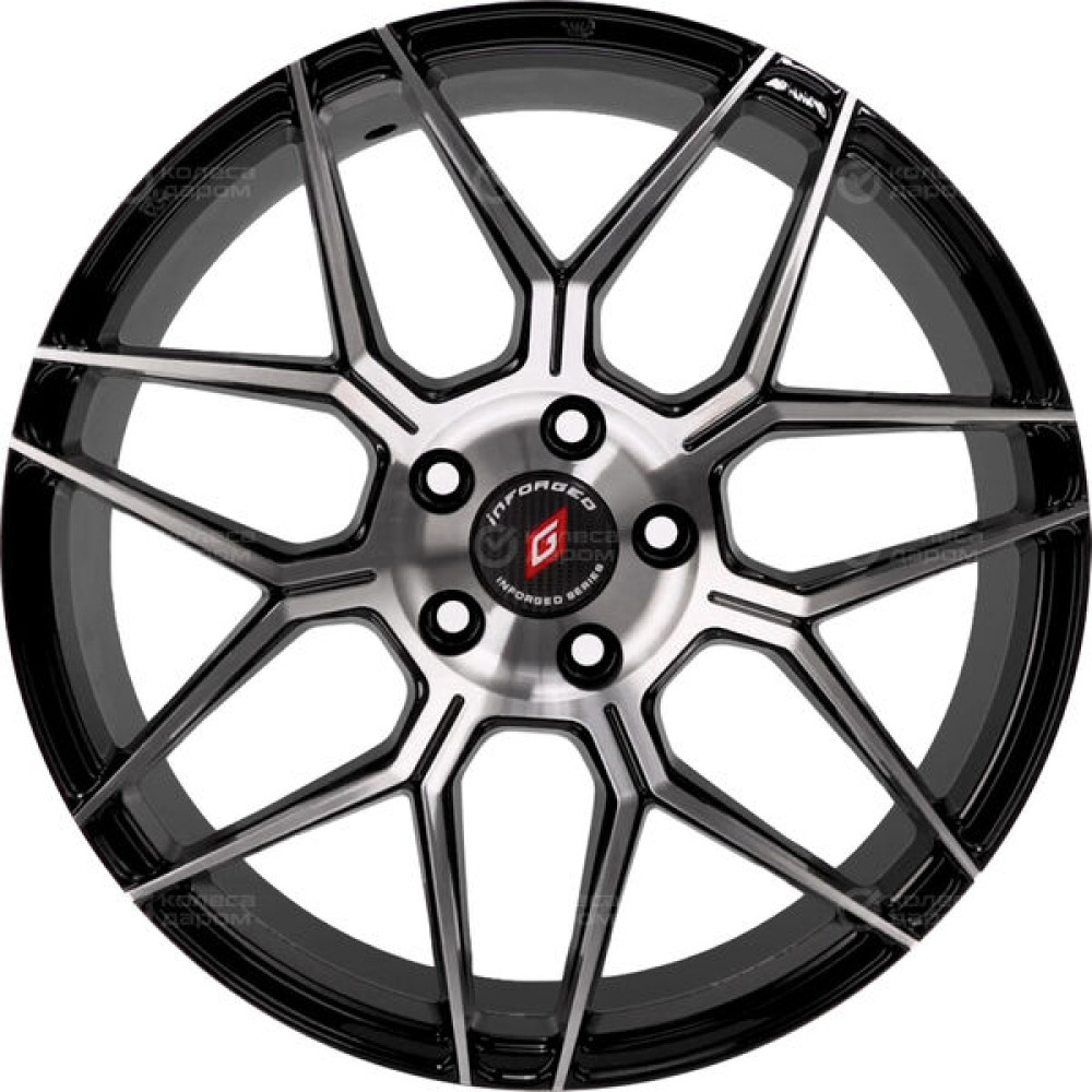 Колесный диск INFORGED IFG38 7.5xR17 4x100 ET40 DIA60.1 чёрный глянцевый полностью полированный