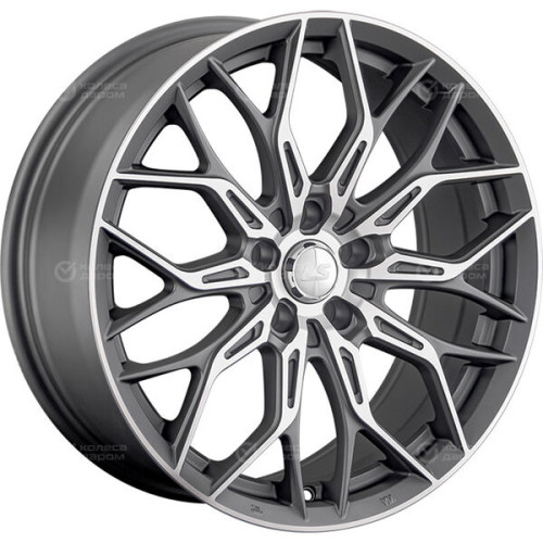 Колесный диск LS LS 1355 7xR16 5x108 ET35 DIA65.1 темно-серый матовый