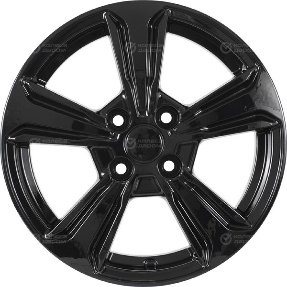 Колесный диск Carwel Диво 1502 6xR15 4x100 ET45 DIA56.6 чёрный