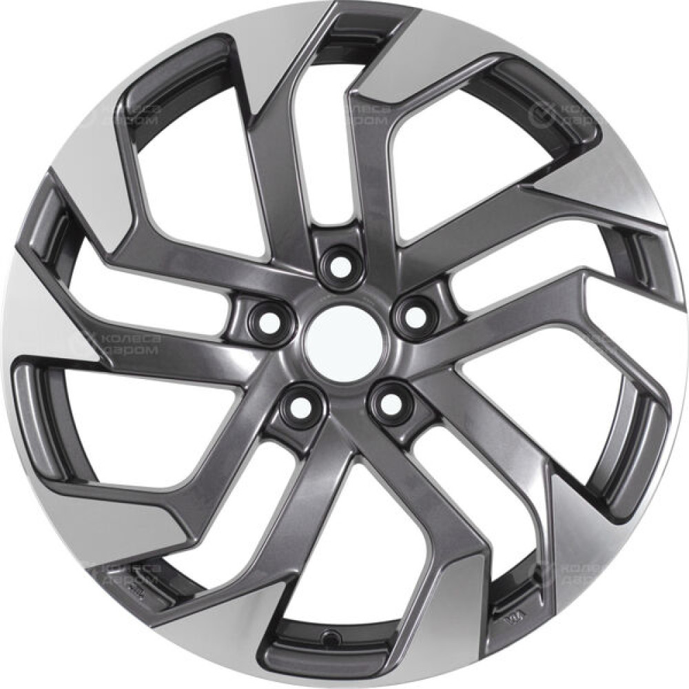 Колесный диск Replay TY259 7xR17 5x114.3 ET35 DIA60.1 насыщенный темно-серый полностью полированный