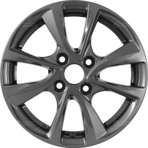 Колесный диск СКАД Ницца 5.5xR14 4x98 ET35 DIA58.6 темно-серый цвет с перламутровыми оттенками