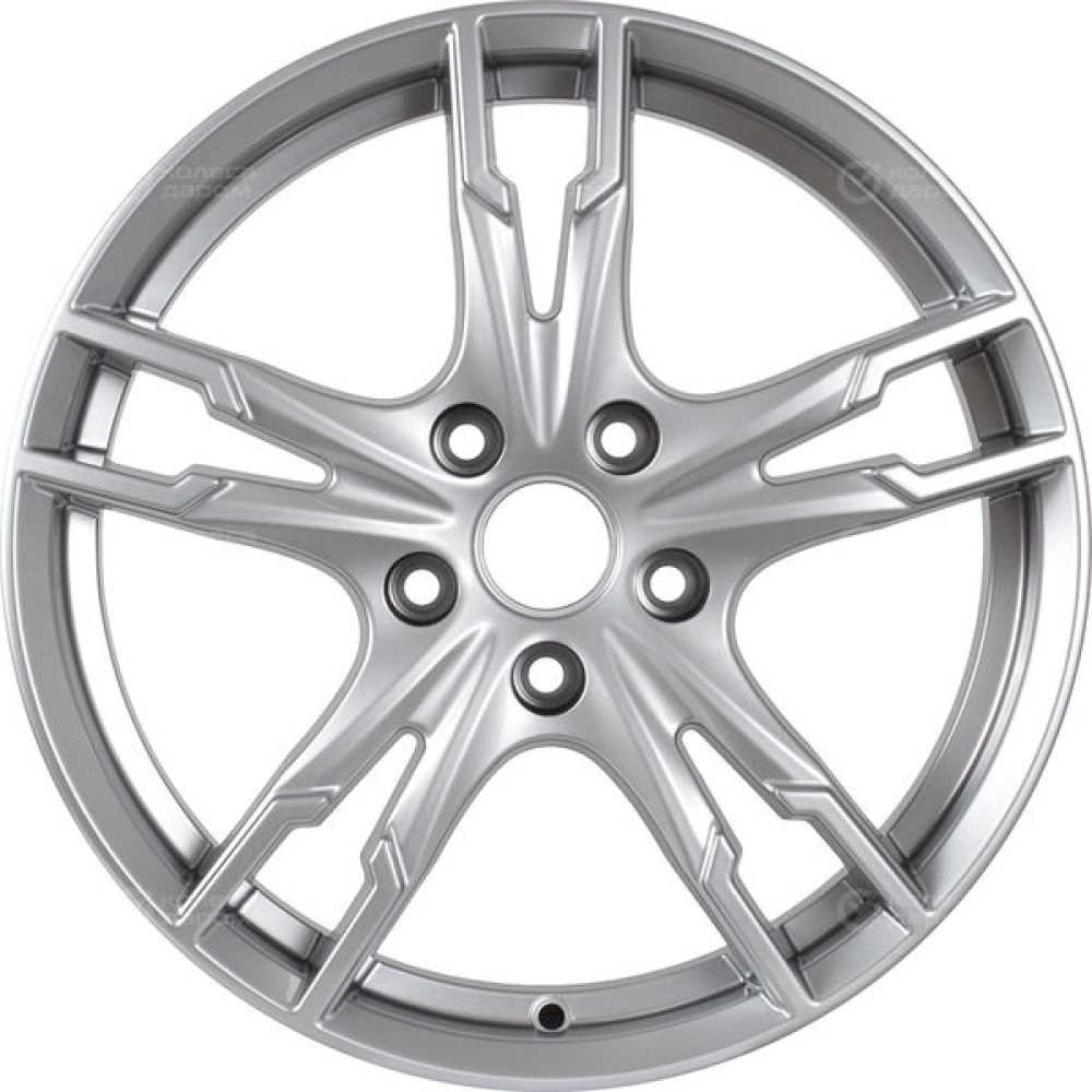 Колесный диск КиК Солар-оригинал 7xR17 5x114.3 ET48.5 DIA67.1 глянцевый серебристый