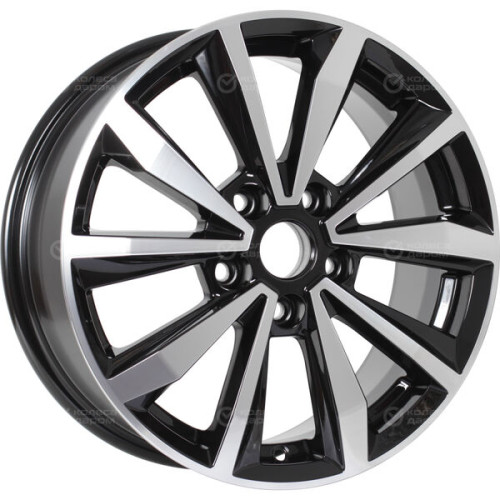 Колесный диск iFree Original КС974 (ZV_16_Qashqai J11) 6.5xR16 5x114.3 ET40 DIA66.1 черный глянцевый с полированными элементами лицевой поверхности