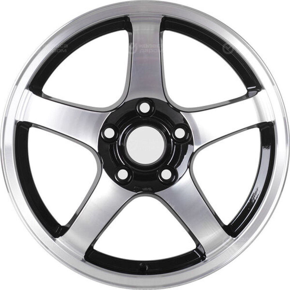 Колесный диск CrossStreet CR14 6.5xR16 5x114.3 ET50 DIA67.1 черный полностью полированный