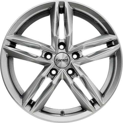 Колесный диск Carwel Малык 140 7.5xR18 5x114.3 ET45 DIA67.1 серебристый металлик