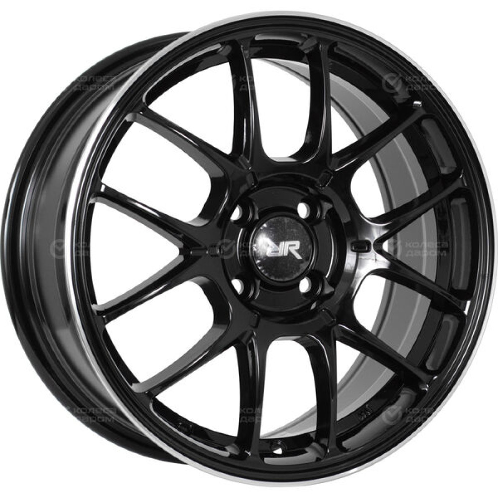 Колесный диск Race Ready CSSD2795 7xR16 4x100 ET42 DIA60.1 чёрный глянец с полированным ободом