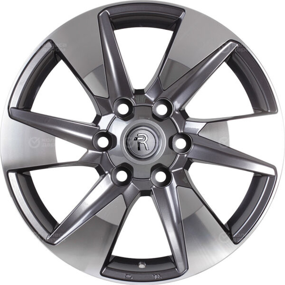 Колесный диск Replay TA5 7.5xR17 6x139.7 ET36 DIA100.1 насыщенный темно-серый полностью полированный
