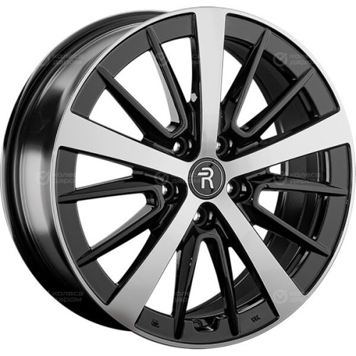 Колесный диск Replay SB93 7xR18 5x114.3 ET48 DIA56.1 черный глянцевый с полированной лицевой частью