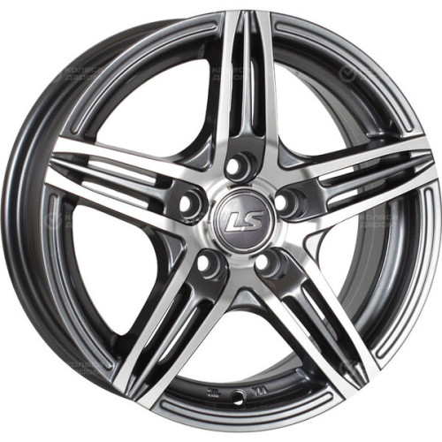 Колесный диск LS LS 189 6.5xR15 5x105 ET39 DIA56.6 (уценка) насыщенный темно-серый полностью полированный