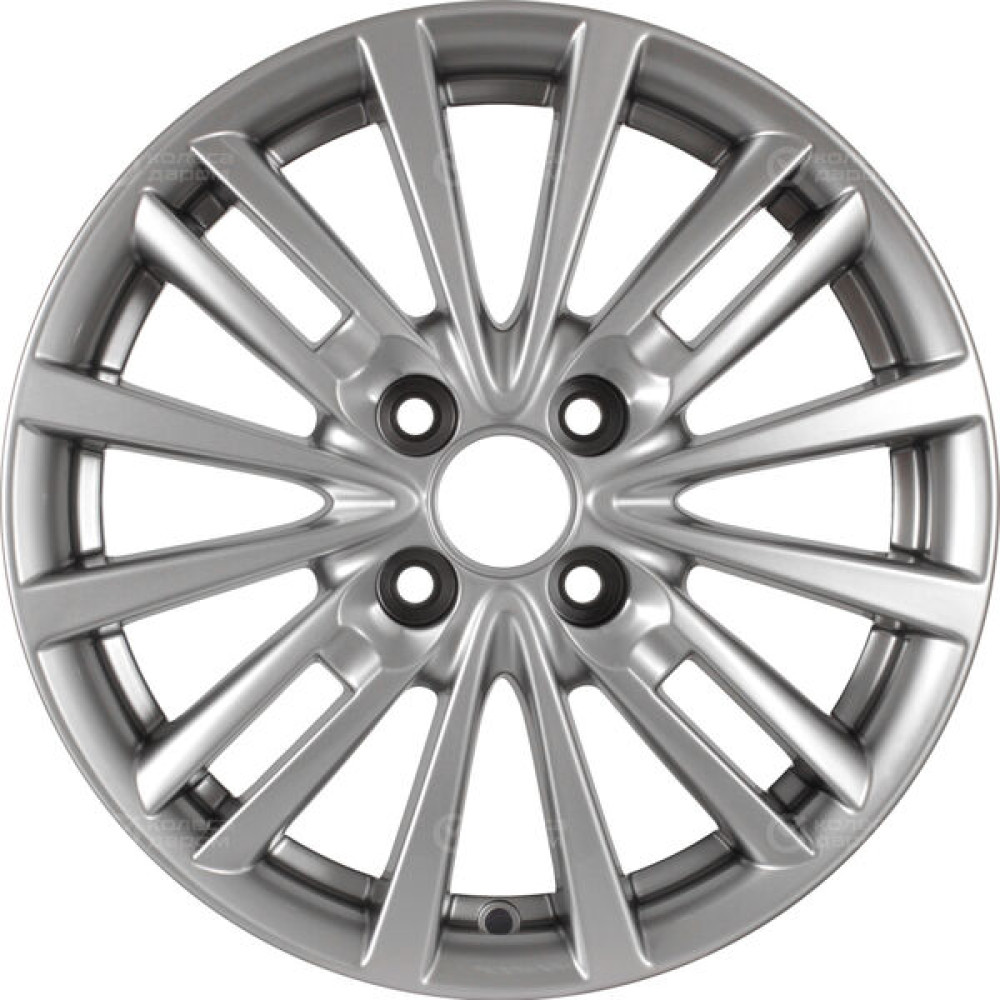 Колесный диск КиК Модена-оригинал 6xR15 4x100 ET46 DIA54.1 насыщенный темно-серебристый цвет