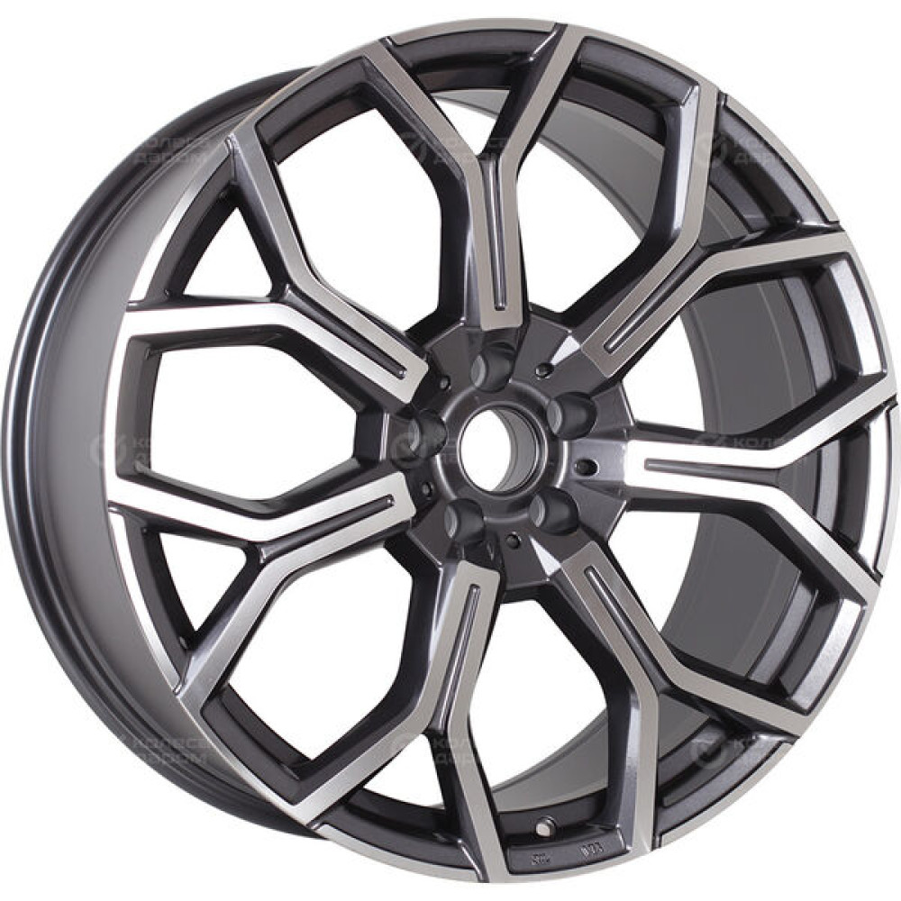 Колесный диск Replay LR80 9.5xR21 5x120 ET49 DIA72.6 насыщенный темно-серый полностью полированный