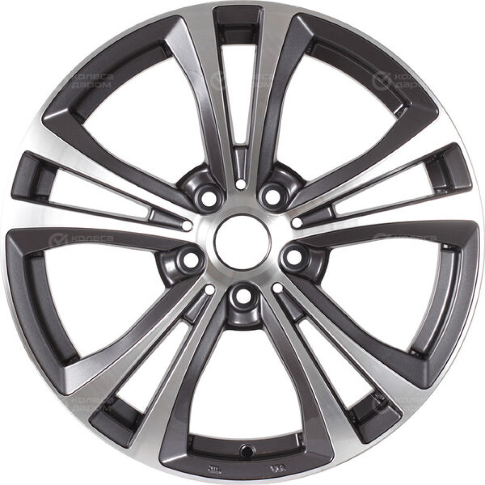 Колесный диск Replay B230 7.5xR18 5x112 ET51 DIA66.6 насыщенный темно-серый полностью полированный