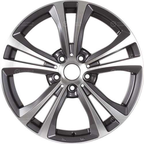 Колесный диск Replay B230 7.5xR18 5x112 ET51 DIA66.6 насыщенный темно-серый полностью полированный