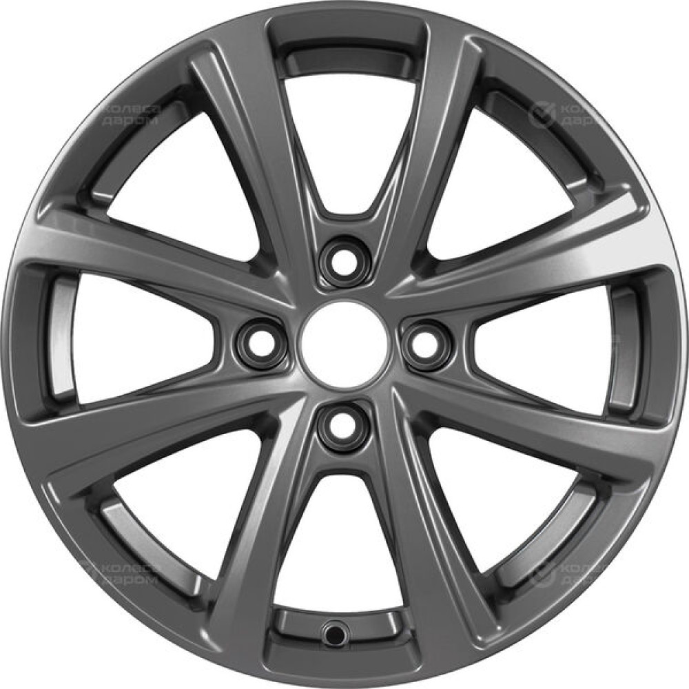 Колесный диск Carwel Акуш 6xR15 4x100 ET39 DIA56.6 серый матовый