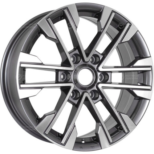 Колесный диск Replay TY310 7.5xR17 6x139.7 ET30 DIA106.1 насыщенный темно-серый полностью полированный
