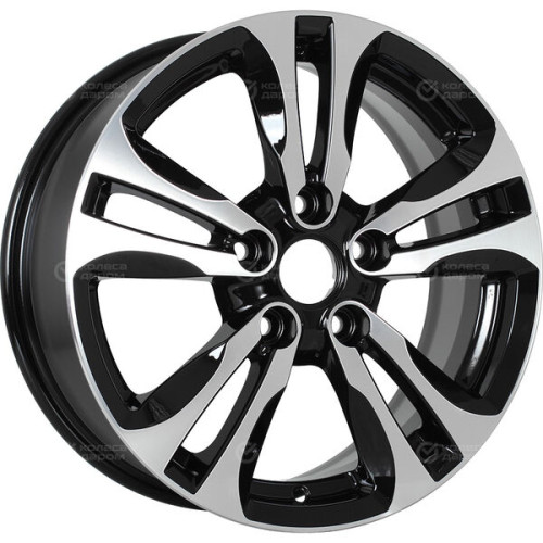 Колесный диск NEO 658 6.5xR16 5x114.3 ET45 DIA67.1 глянцевый черный с полированной лицевой частью