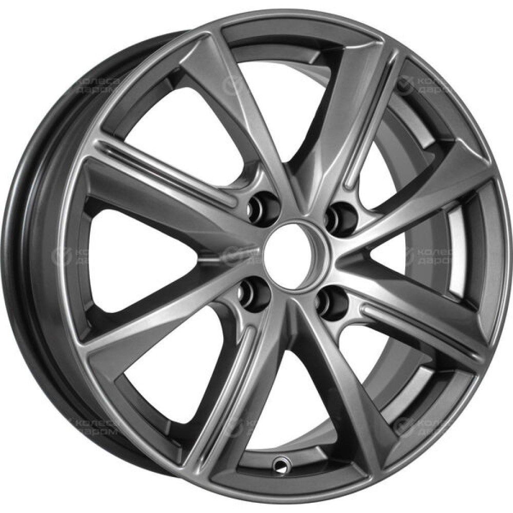 Колесный диск КиК Арнар-оригинал 6xR15 4x100 ET40 DIA60.1 темно-серебристый