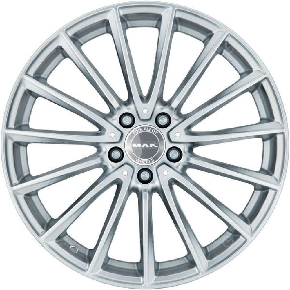 Колесный диск MAK Komet 8xR19 5x112 ET34 DIA66.6 серебристый
