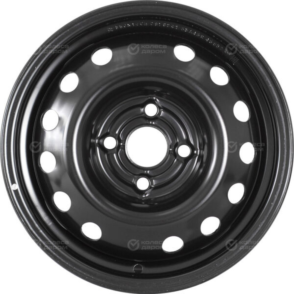 Колесный диск Евразиа ТАПО 53A45R Евразиа ТАПО 5.5xR14 4x100 ET45 DIA54 черный