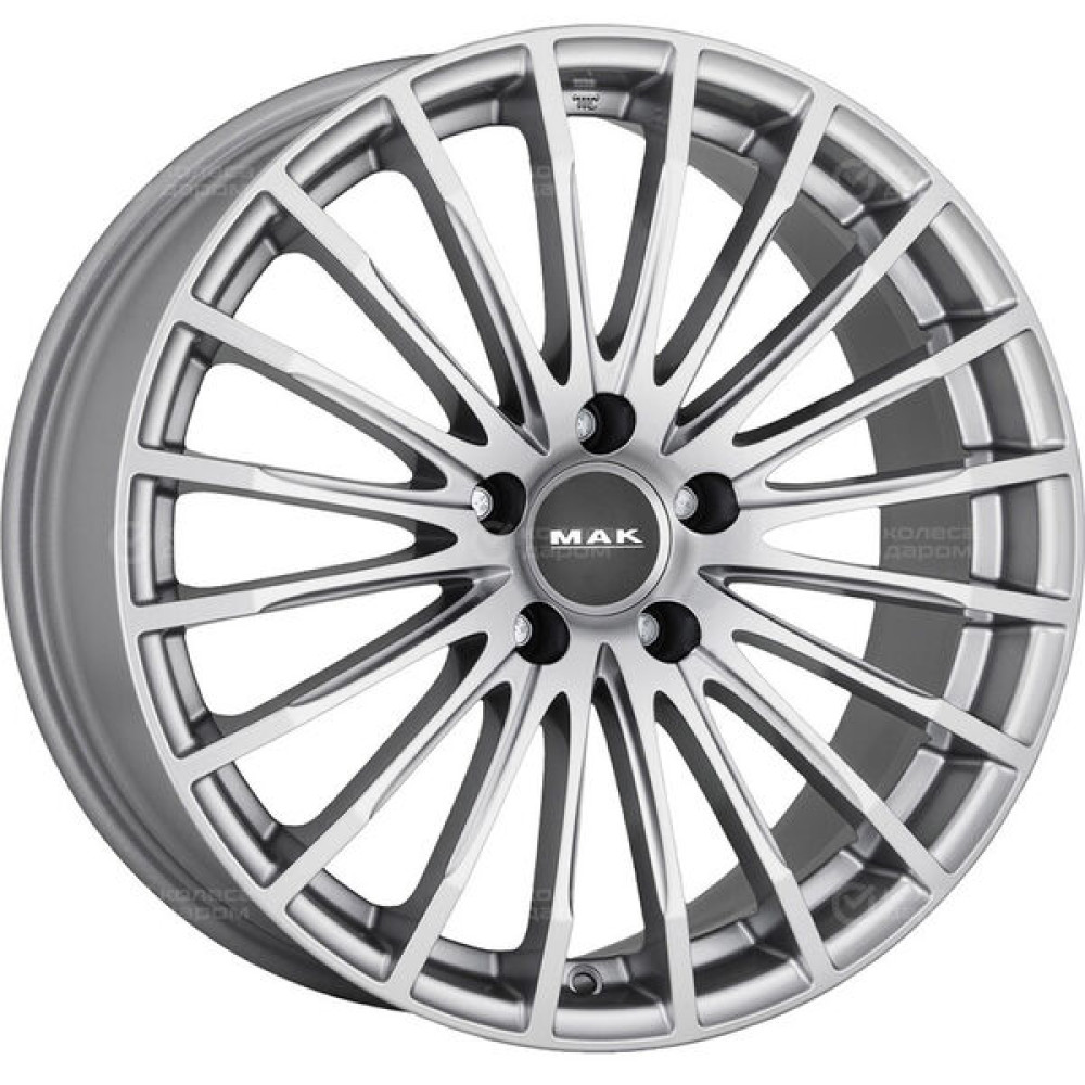 Колесный диск MAK STARLIGHT 8.5xR19 5x112 ET28 DIA66.6 серебристый