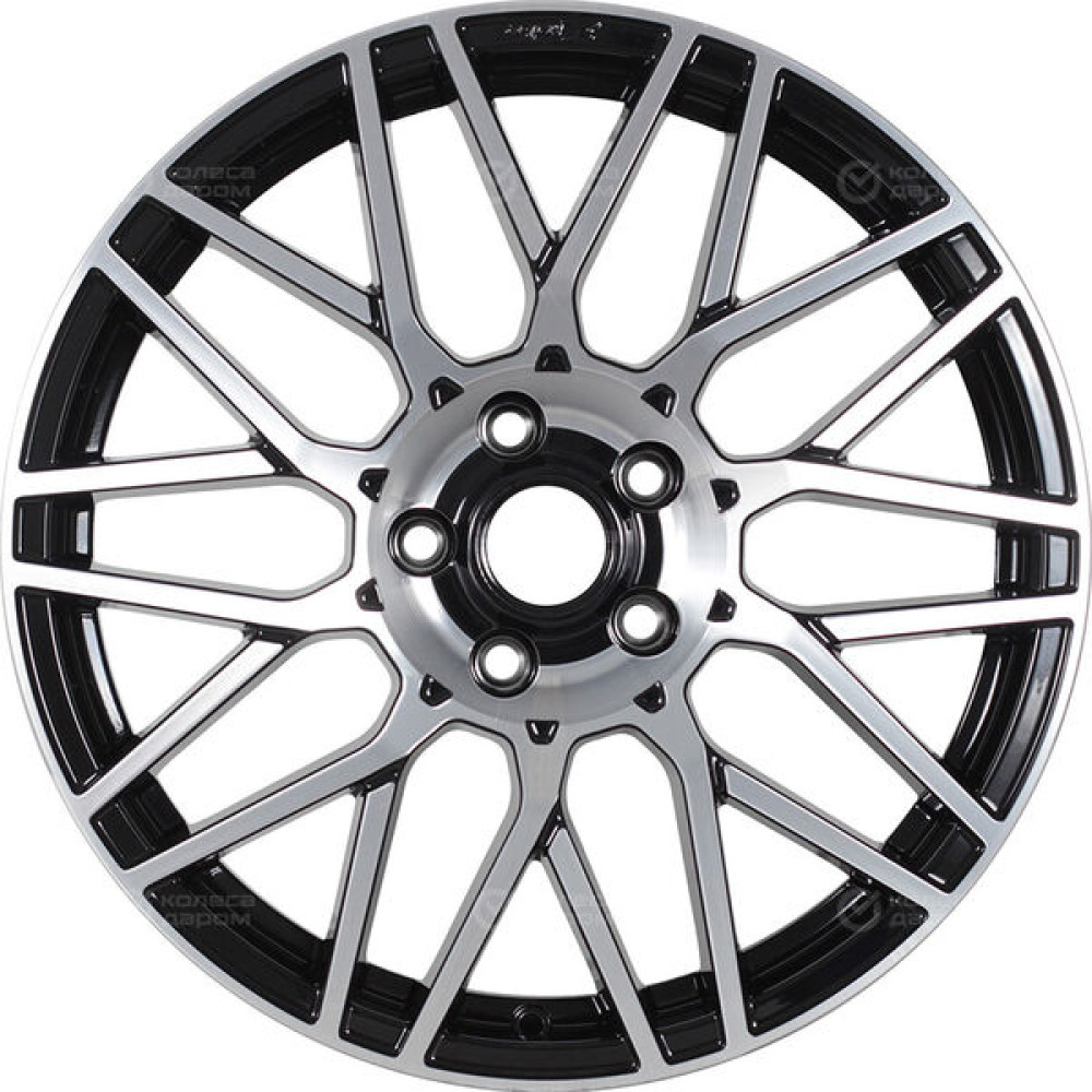 Колесный диск X-trike X133 7.5xR18 5x114.3 ET35 DIA67.1 черный с полированной лицевой стороной