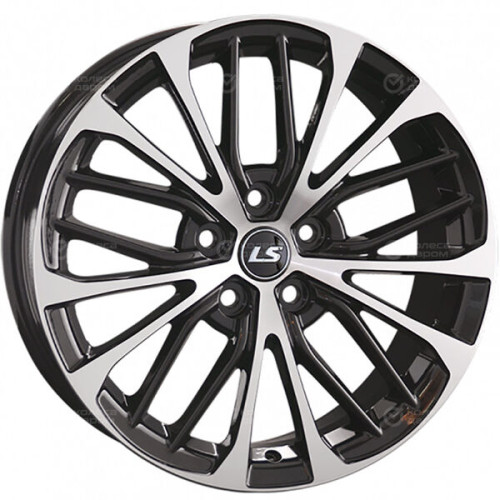 Колесный диск LS LS 1306 8xR18 5x114.3 ET50 DIA60.1 черный полностью полированный