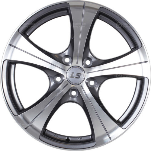 Колесный диск LS LS 202 7xR16 4x100 ET40 DIA73.1 насыщенный темно-серый полностью полированный