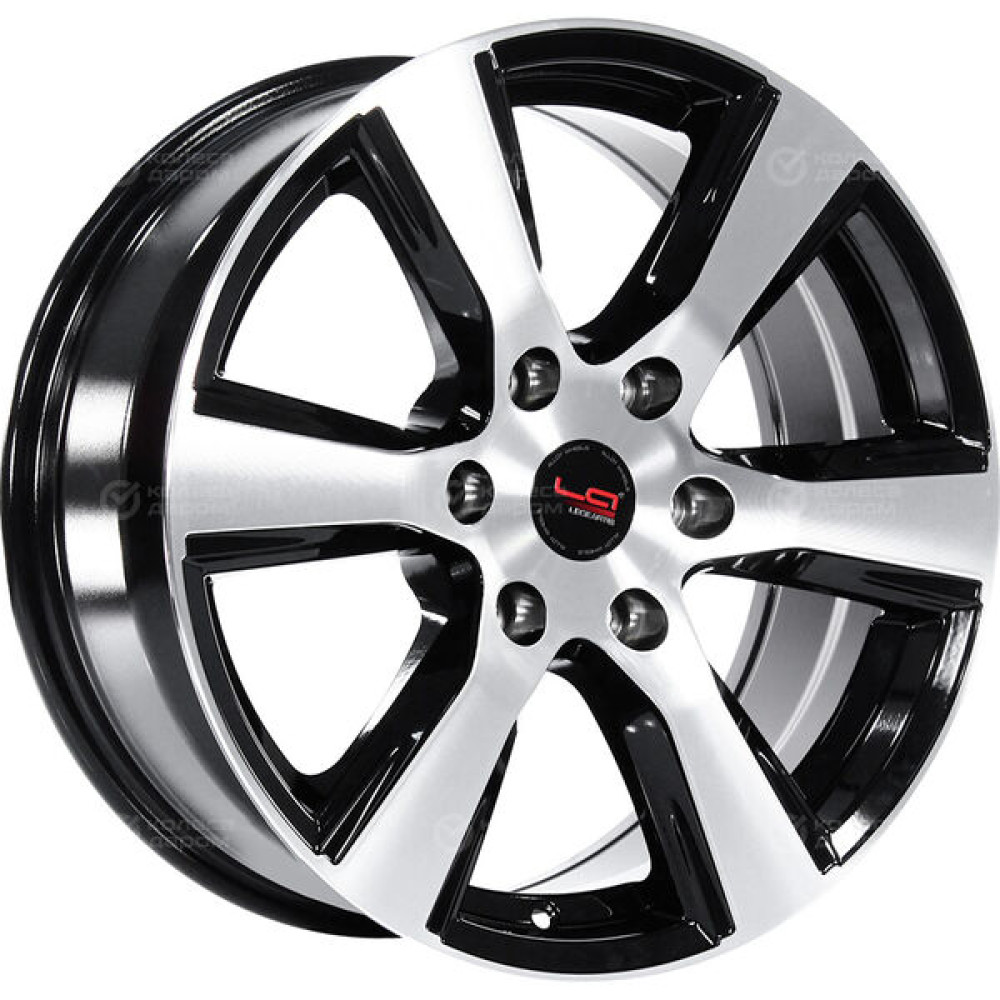 Колесный диск LegeArtis CT Concept TY570 7.5xR18 6x139.7 ET25 DIA106.1 чёрный полностью полированный
