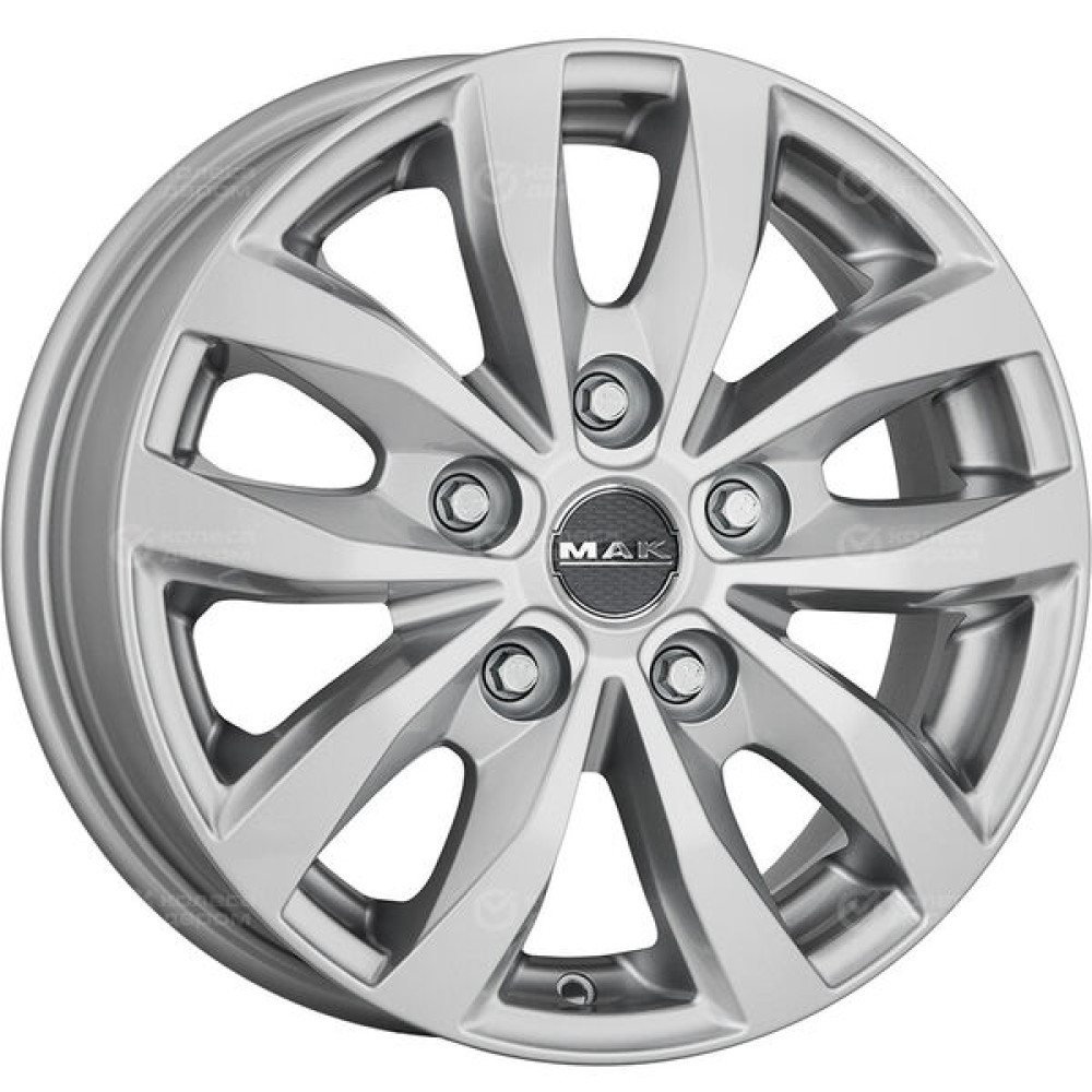 Колесный диск MAK Load 5 7xR17 5x118 ET68 DIA71.1 серебристый