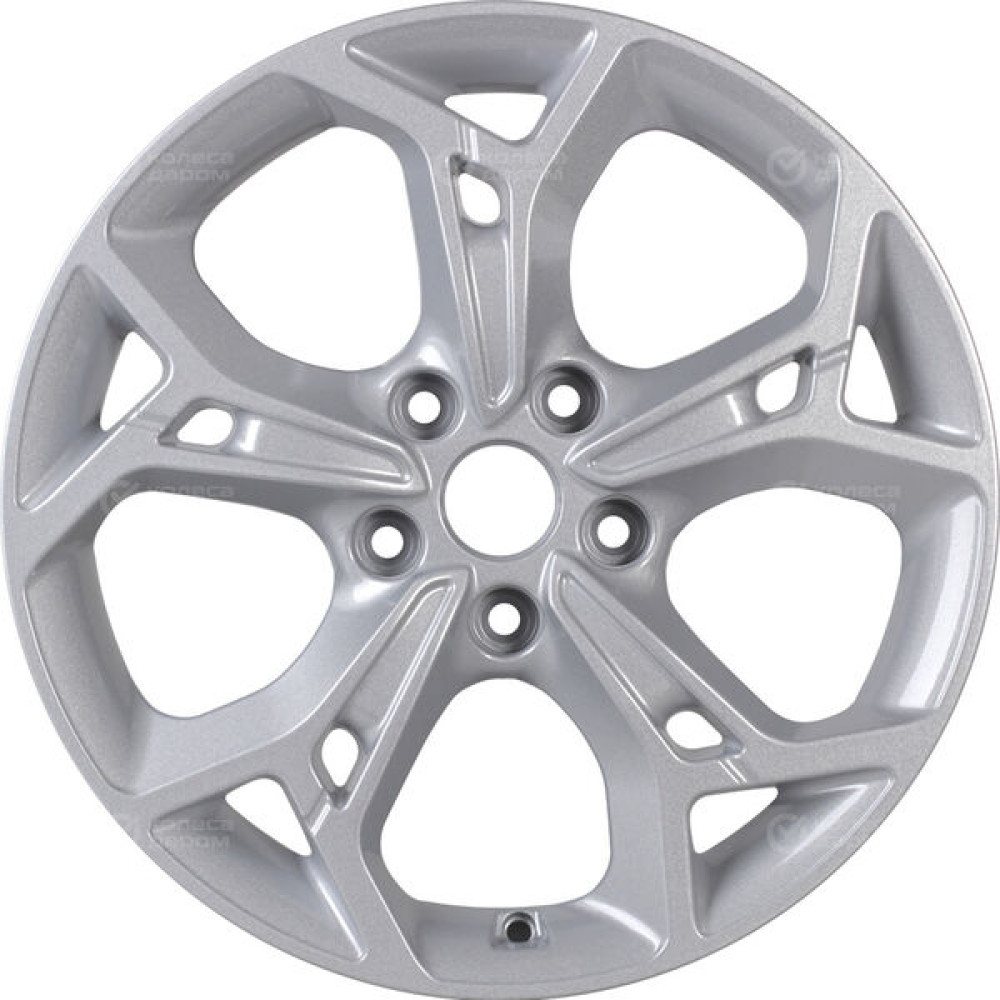 Колесный диск KHOMEN KHW1702 (ZV17_Qashqai) 7xR17 5x114.3 ET40 DIA66.1 серебристый
