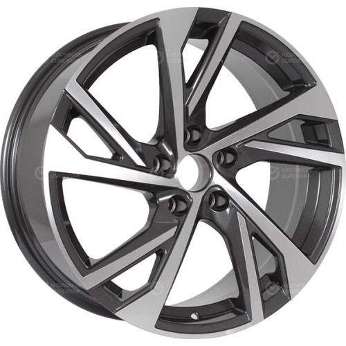 Колесный диск Replay LX192 8xR18 5x114.3 ET30 DIA60.1 темно-серый матовый ,частично полированный