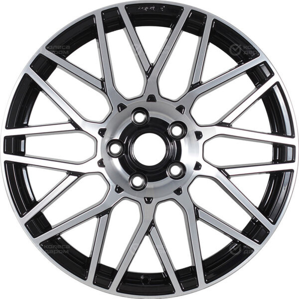 Колесный диск X-trike X133 7.5xR18 5x112 ET50 DIA57.1 черный с полированной лицевой стороной