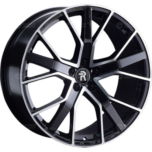 Колесный диск Replay TY59 10xR22 5x150 ET45 DIA110.1 черный глянцевый с полированной лицевой частью