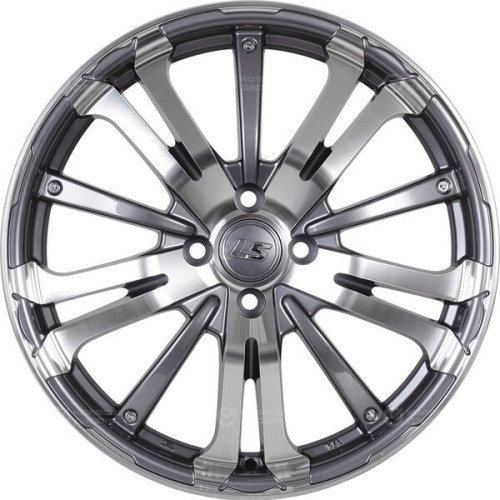 Колесный диск LS LS 955 6.5xR15 4x100 ET40 DIA60.1 насыщенный темно-серый полностью полированный